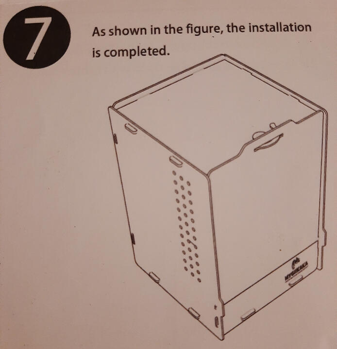 Well done! You have successfully built your enclosure.